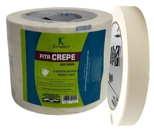 Fita Crepe Koretech 18mmx50m